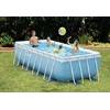 26778 Каркасный бассейн Prism Frame 488х244х107см, Intex + фильтр-насос 3785л\ч, лестница, тент, подстилка