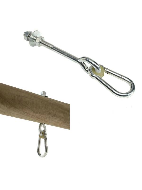Сквозной подвес (карабин) для качелей KBT Тип О 140 мм