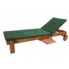 Шезлонг (лежак) с выдвижной полочкой и накладкой Sundays RESORT TRAY LOUNGER 89175G, акация из Малайзии
