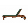 Шезлонг (лежак) с выдвижной полочкой и накладкой Sundays RESORT TRAY LOUNGER 89175G, акация из Малайзии