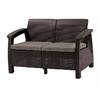 Скамья двухместная Corfu Love Seat, коричневый