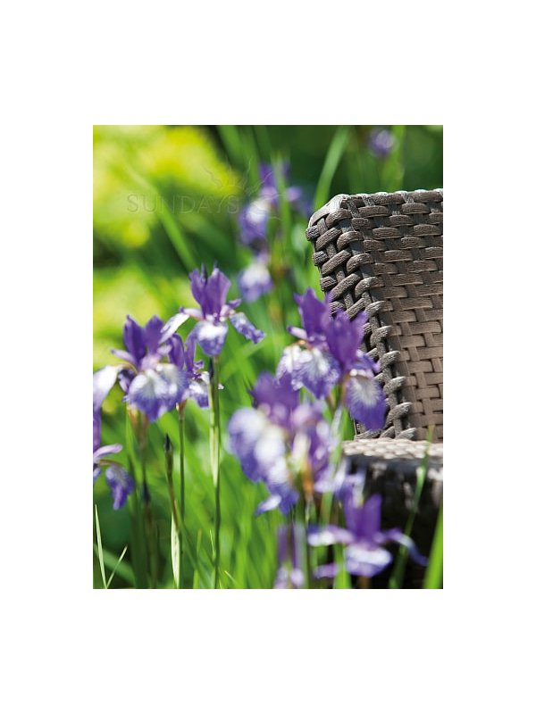 Набор уличной мебели (2 кресла) CORFU II DUO, коричневый