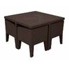 Комплект мебели KETER Columbia dining set (5 предметов), коричневый