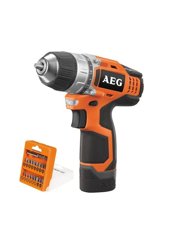 Аккумуляторная дрель шуруповерт AEG BS 12 C LI-151BA