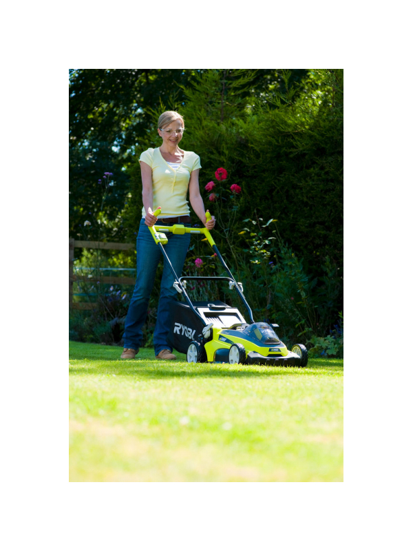 Газонокосилка аккумуляторная 4-х колесная Ryobi RLM 36 X 40 H