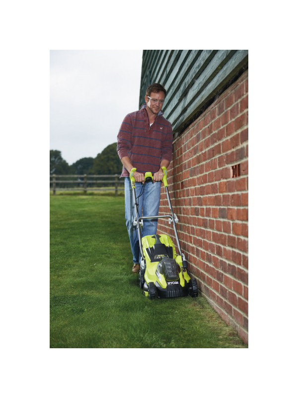 Газонокосилка гибридная электрическая Ryobi RLM18 C34 H25