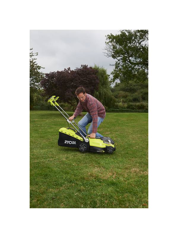 Газонокосилка гибридная электрическая Ryobi RLM18 C34 H25
