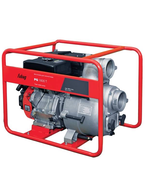 Мотопомпа для сильнозагрязненной воды FUBAG PG 1800 Т