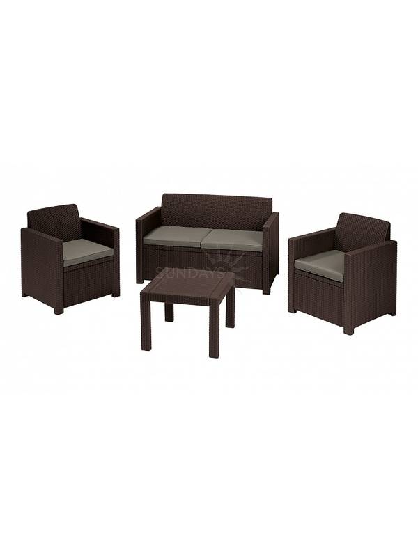 Комплект мебели KETER Alabama set (Алабама Сэт), графит