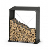 Дровница поленница FIREWOOD SHELTER, черный