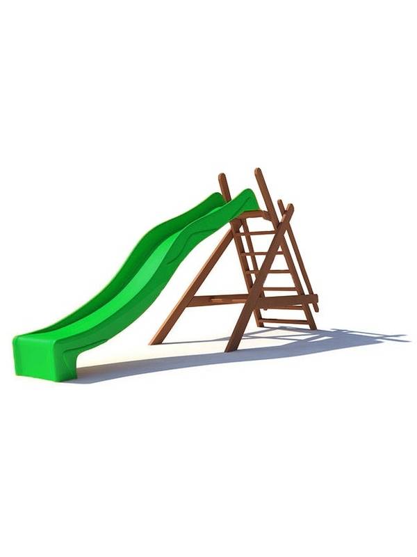 Детская горка NEVERLAND SLIDE с пластиковым скатом