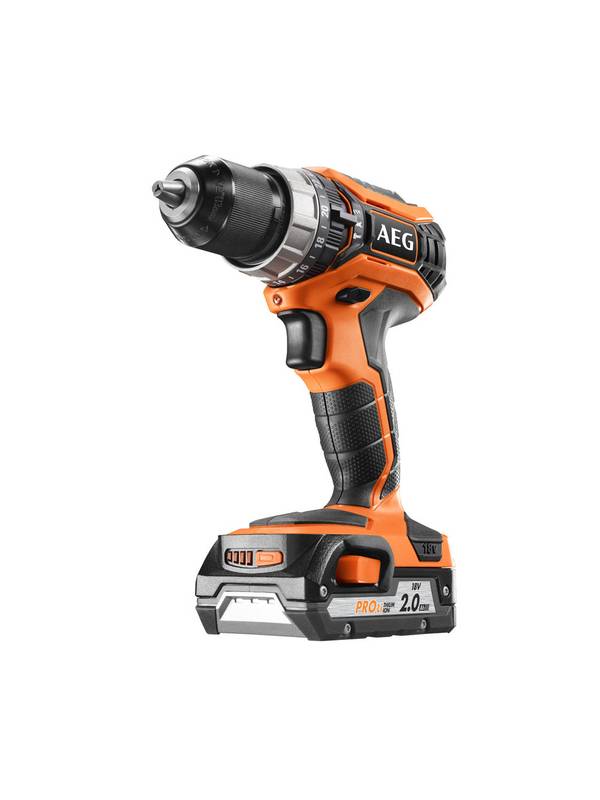Дрель-шуруповерт ударная аккумуляторная AEG BSB18C2LI-202C