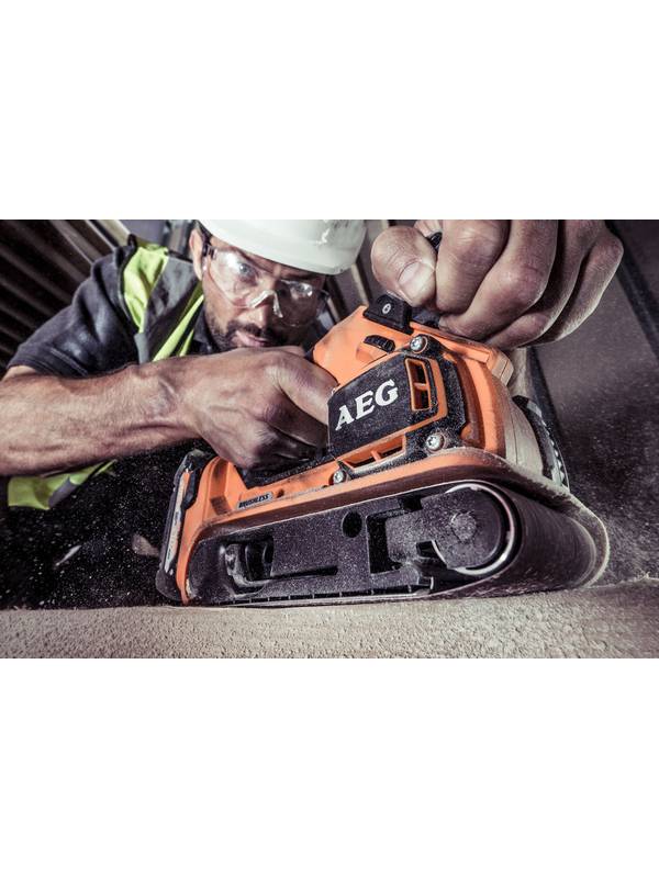 Ленточная шлифмашина аккумуляторная AEG BHBS18-75BL-0 (без батареи)