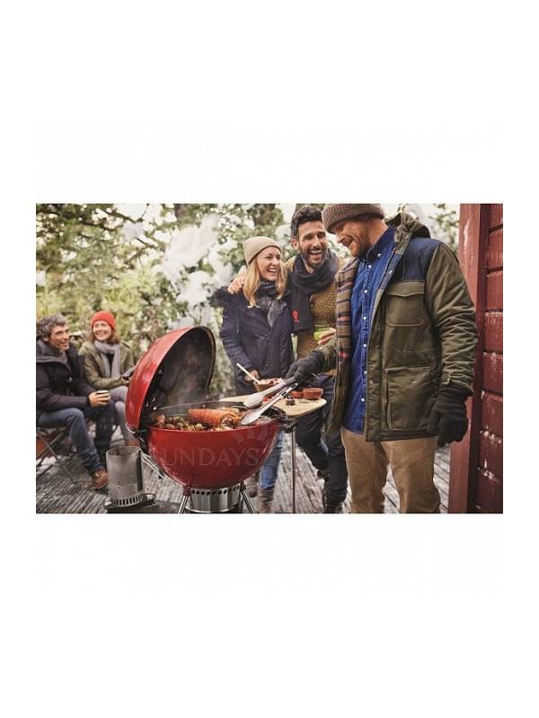 Гриль угольный WEBER Master-Touch GBS MTGBS-57, 57 см, красный