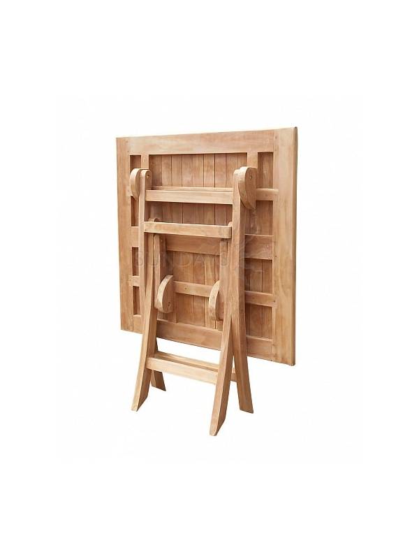 Садовый складной стол Sundays TGF-627 B, 80х80см, тик