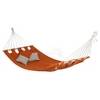 Премиальный гамак НЯСВІЖ, лён, цвет апельсин