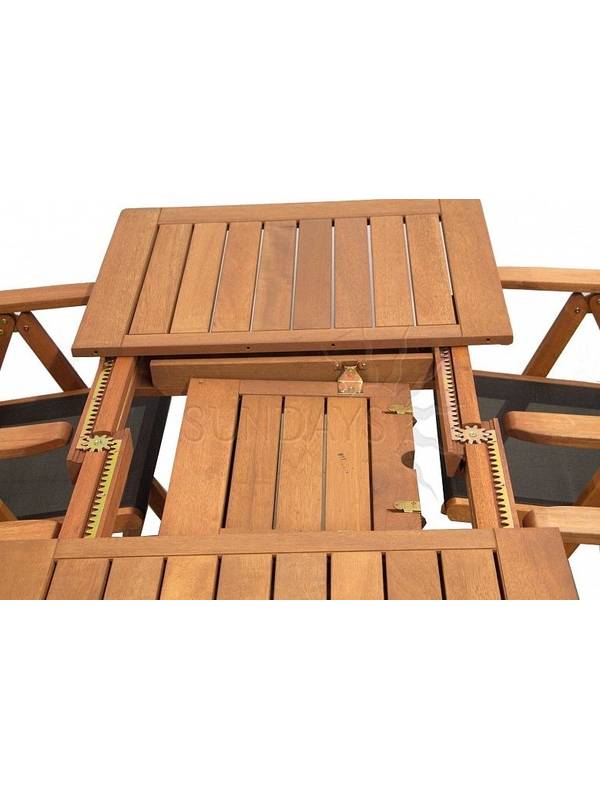 Комплект садовой мебели Sundays SOLID 89396/88814, акация из Малайзии