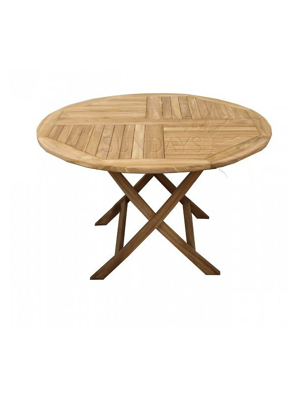 Садовый складной стол Sundays TGF-016 D, 120см, тик
