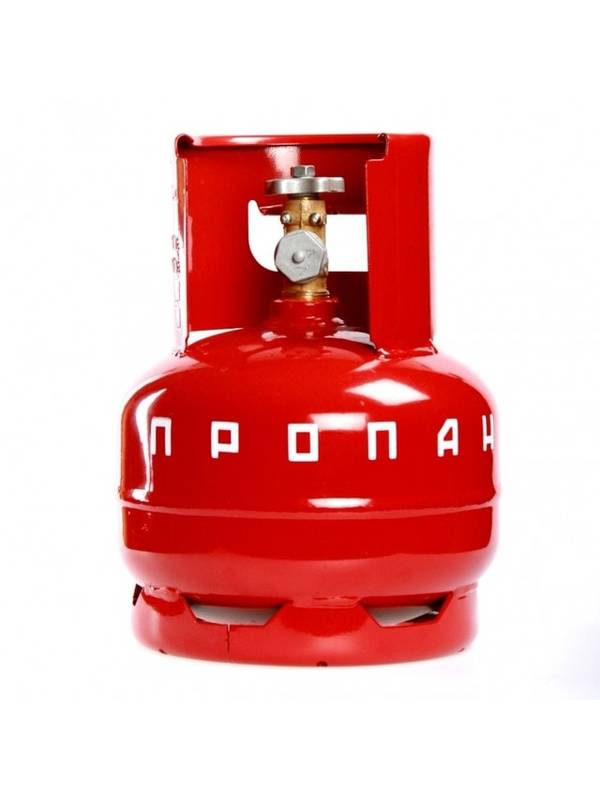 Газовый баллон 5 л с ВБ-2 (вентиль)