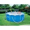 Каркасный бассейн Bestway Steel Pro Max 10250 л, 56420, 366х122 см + фильтр-насос 58383, + лестница + подложка + тент + ремкомплект