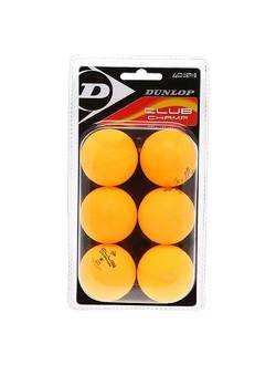 Мячи для настольного тенниса Dunlop CLUB Champ(6шт.)