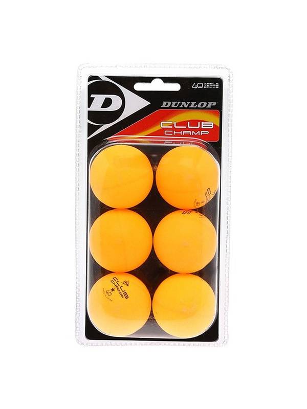 Мячи для настольного тенниса Dunlop CLUB Champ(6шт.)