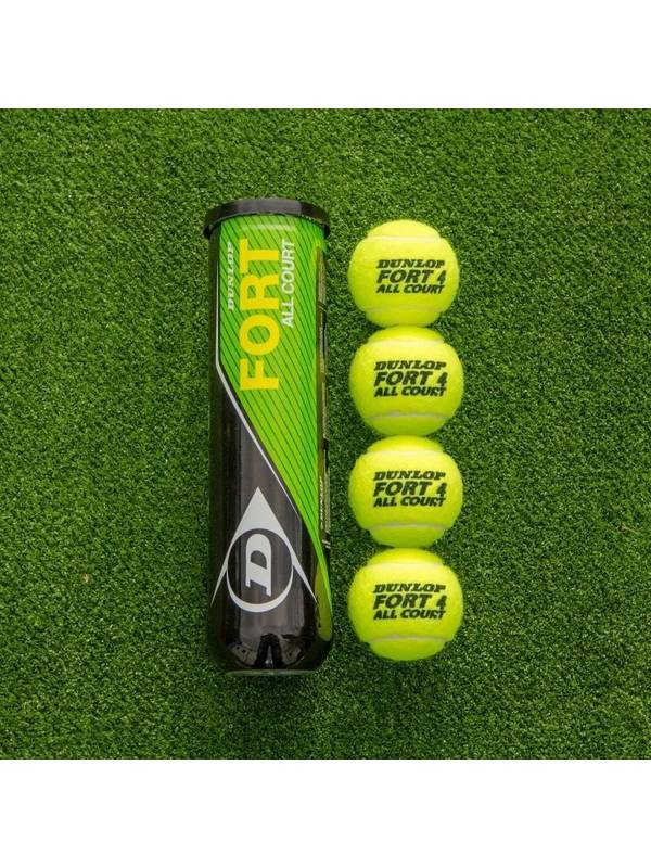 Мячи для большого тенниса, DUNLOP Fort All Court, 4 шт