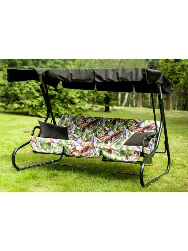 Качели садовые Женева с1006 с выдвижными подножками