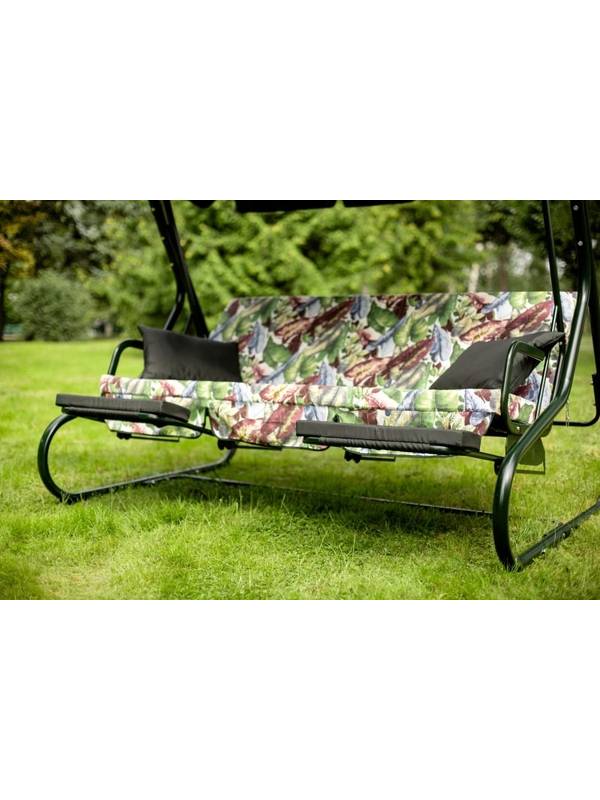 Качели садовые Женева с1006 с выдвижными подножками