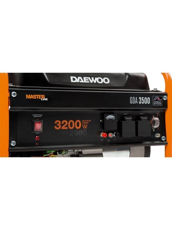 Генератор бензиновый DAEWOO GDA 3500