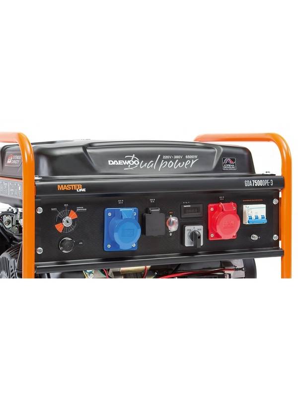 Генератор бензиновый DAEWOO GDA 7500 DPE-3