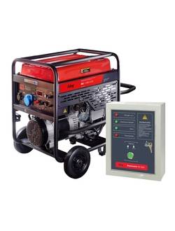 Бензогенератор FUBAG BS 11000 A ES с электростартером и коннектором автоматики с блоком автоматики Startmaster BS 6600