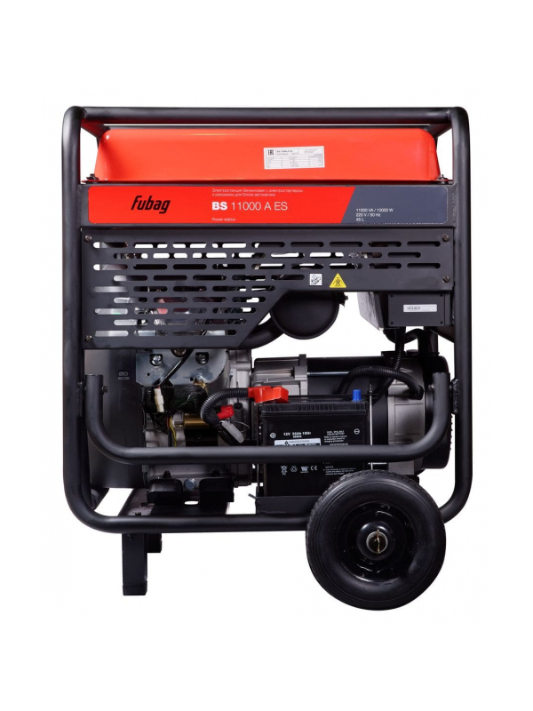 Бензогенератор FUBAG BS 11000 A ES с электростартером и коннектором автоматики с блоком автоматики Startmaster BS 6600