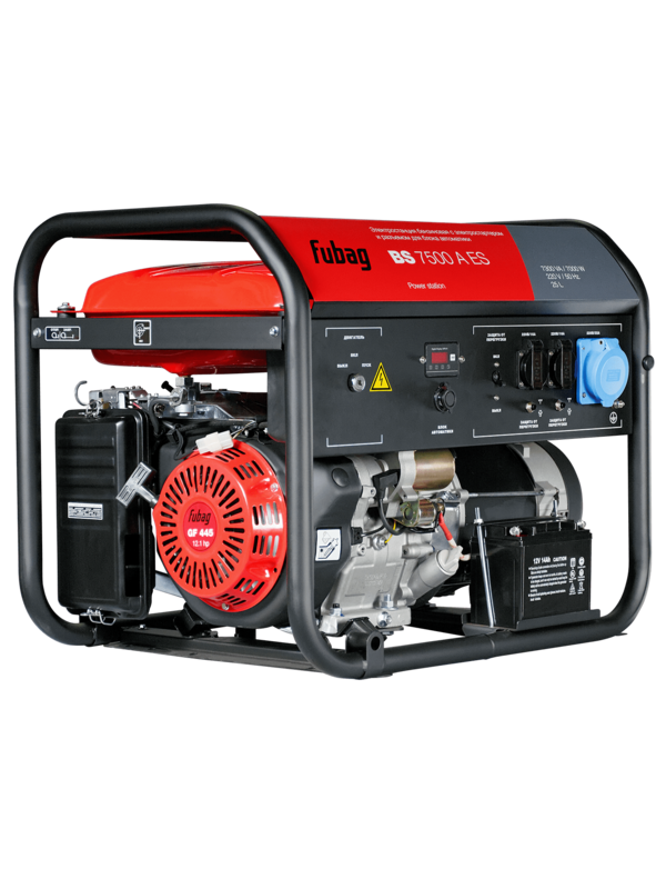 Бензогенератор FUBAG BS 7500 A ES с электростартером и коннектором автоматики