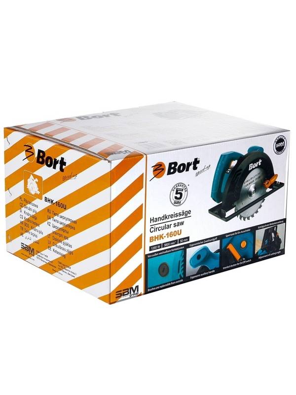 Пила циркулярная Bort BHK-160U