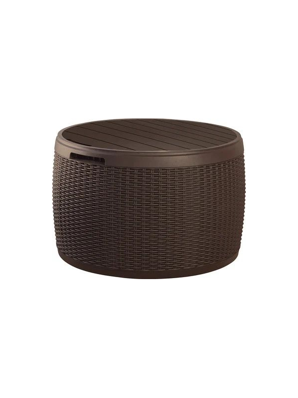 Стол-сундук CIRCA RATTAN BOX, коричневый