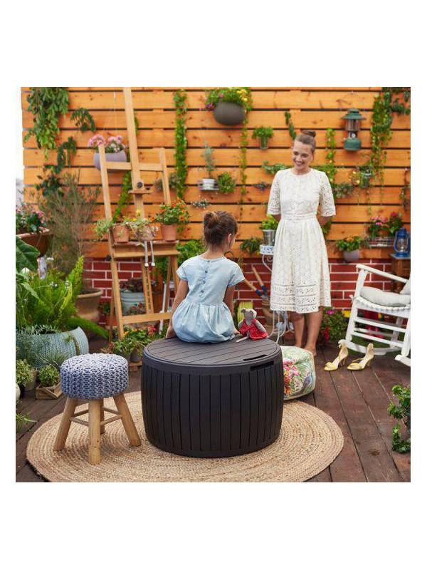 Стол CIRCA WOOD BOX коричневый