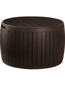 Стол CIRCA WOOD BOX коричневый