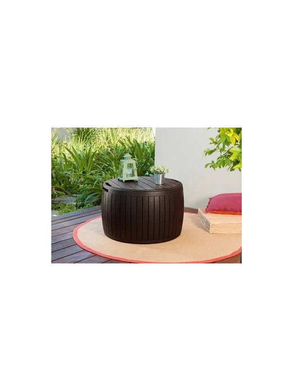 Стол CIRCA WOOD BOX коричневый