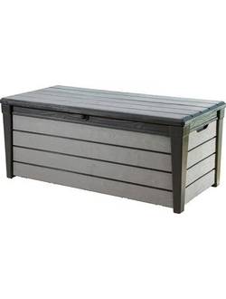 Сундук пластиковый уличный 120 Brush Deck Box (Браш), графит