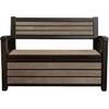 Скамья сундук Hudson Brushed Bench 227л, коричневый
