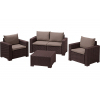 Комплект мебели KETER California 2 Seater, коричневый