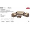 Комплект мебели KETER California 3 Seater, капучино