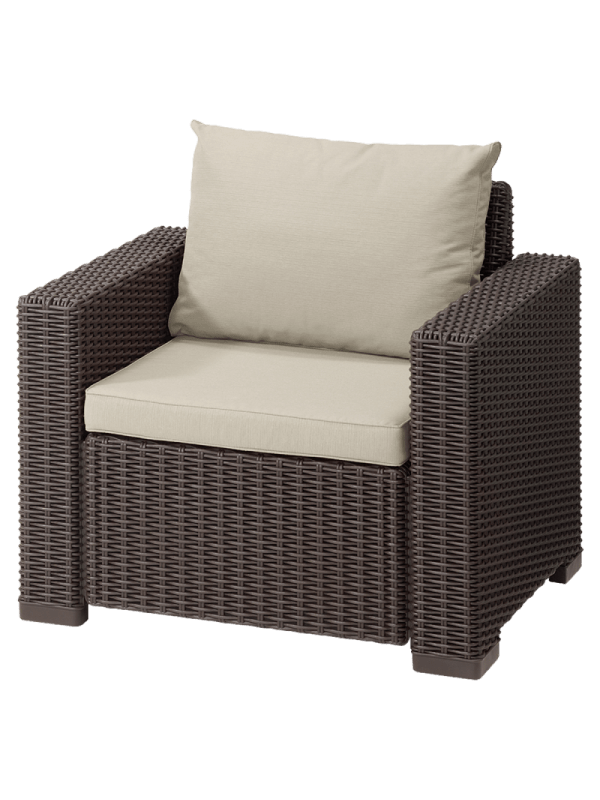 Комплект мебели KETER California 3 Seater, капучино