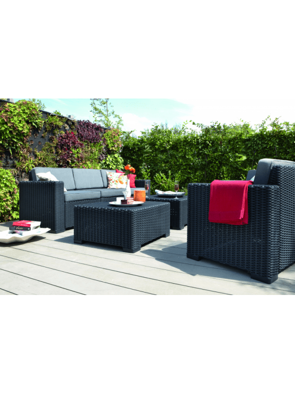 Комплект мебели KETER California 3 Seater, капучино