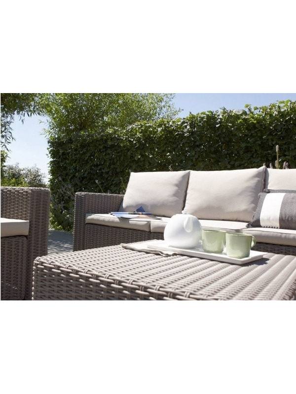 Комплект мебели KETER California 3 Seater, капучино