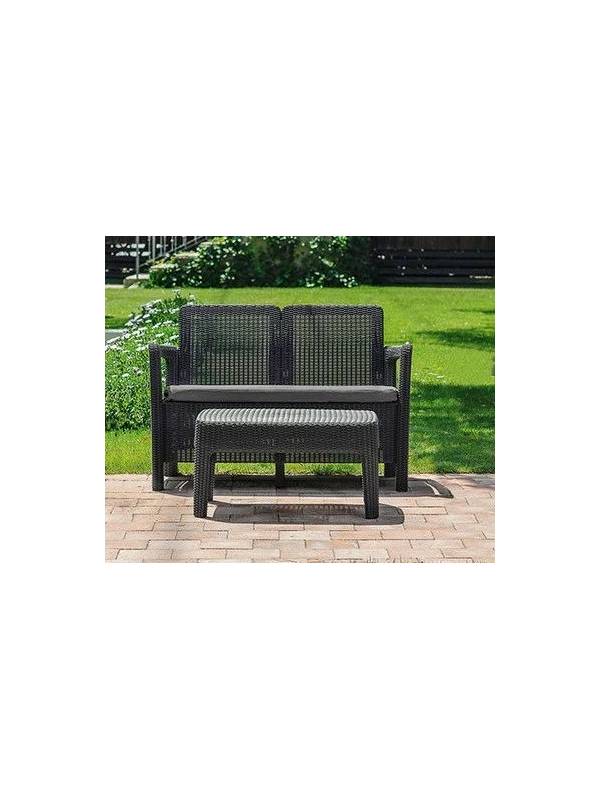 Комплект мебели Keter Tarifa sofa+table (диван и столик), коричневый