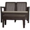 Комплект мебели Keter Tarifa sofa+table (диван и столик), коричневый