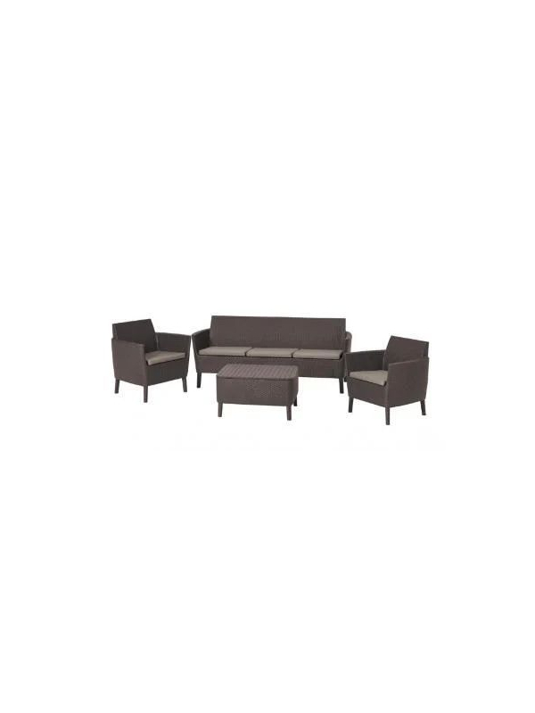 Комплект мебели Salemo 3-sofa set (Салемо), коричневый