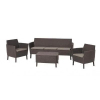 Комплект мебели Salemo 3-sofa set (Салемо), коричневый